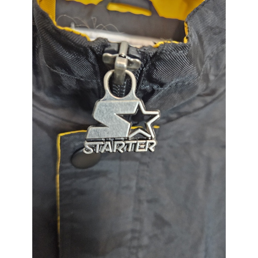 Starter Youth Boston Bruins Embroidered Jacket Windbreaker 1/2 Zip Large (16-18) - Picture 7 of 16